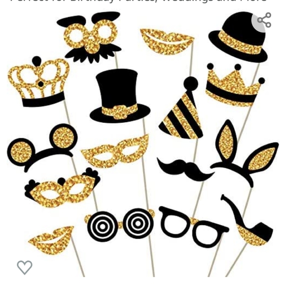 Party Photo Props, 16-Piece Set - Picture 3 of 5